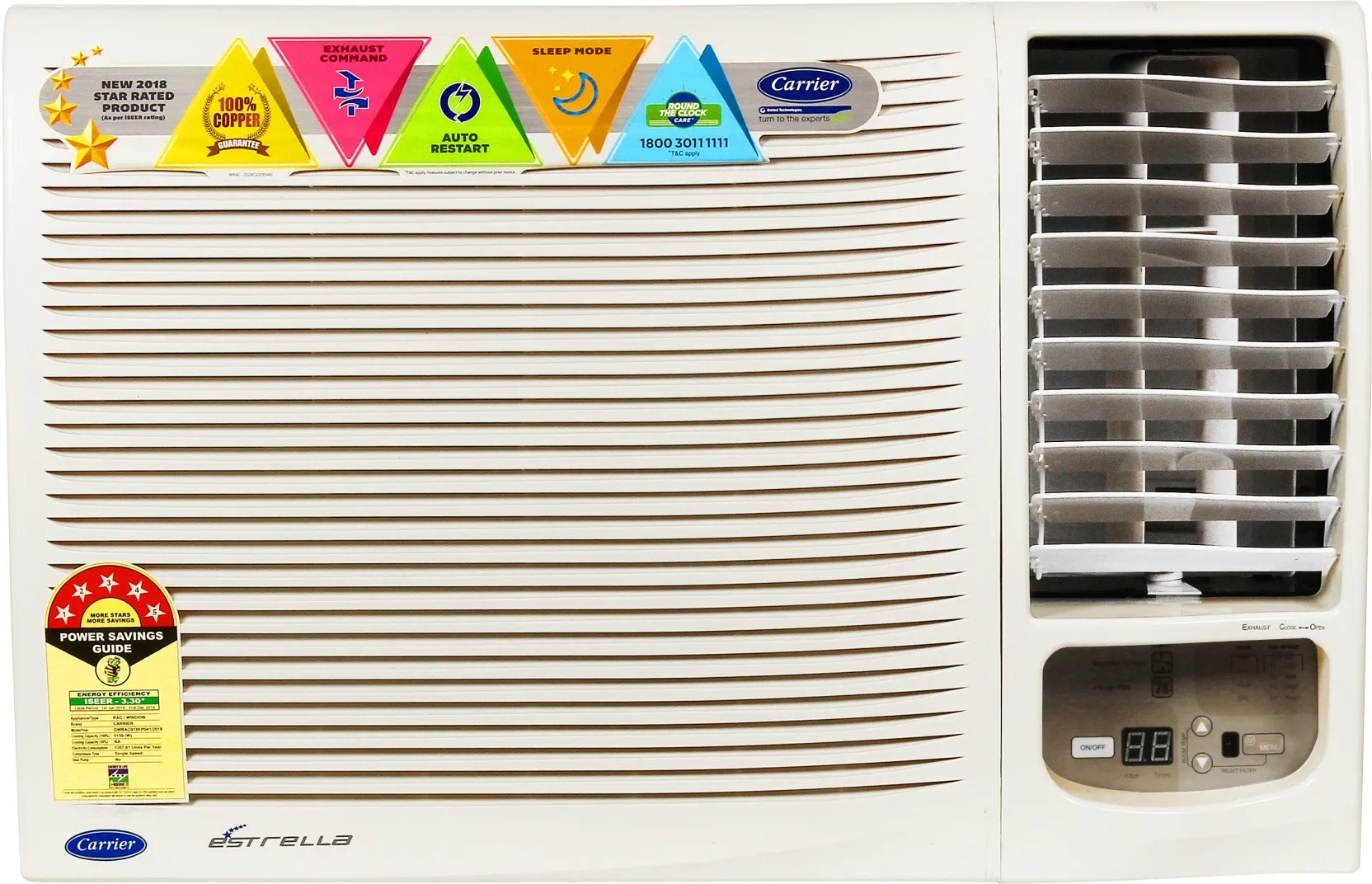 Estrella GWRAC018EP041 1.5 Ton 5 Star Window AC