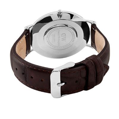 Men Classic York White Analogue Watch DW00100025