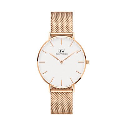 Unisex White Analogue Watch DW00100305