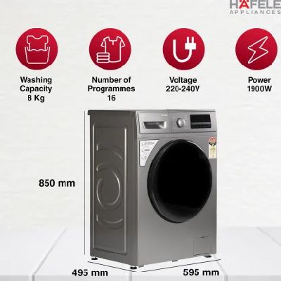 Amara 8014W 8Kg Fully Automatic Front Load Washing Machine