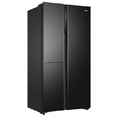 598L HRT-683KGU1 3 Door Convertible Side by Side Refrigerator with WIFI Enabled Smart Sense AI
