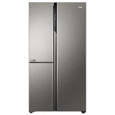 HRT-683ISU1 598L 3 Door Convertible Side by Side Refrigerator with WIFI Enabled Smart Sense AI