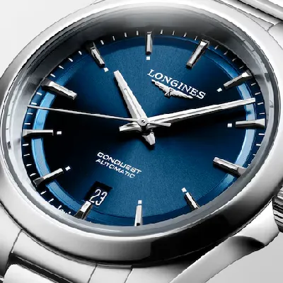 L37204926 Conquest Automatic (38mm) Blue Sunray Watch