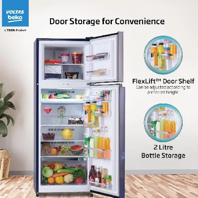 RFF315D/WPV300RMBD 268 L 2 Star Double Door Refrigerator
