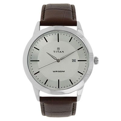 1584SL03 Leather Analog Men's Watch