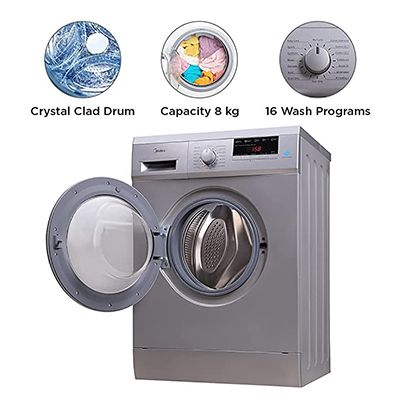 MWMFL080GBFS 8 Kg Fully Automatic Front Load Washing Machine
