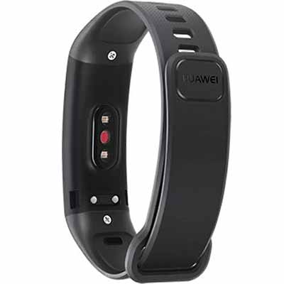 Unisex Black Solid 2 Fitness Band
