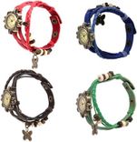 Combo of 4 Multi Strap Watch - For Women