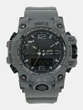 Unisex Grey Analogue and Digital Watch