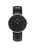 Classic Sheffield Men Black & Black Analogue Watch DW00100133