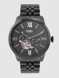 Men Black Skeleton Analogue Watch ME3062