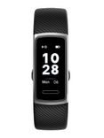 D152 Unisex Black Waterproof Smart Fitness Band