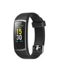 D128 Unisex Black Waterproof Smart Fitness Band