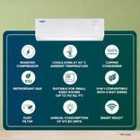 IC512YNUR 1 Ton 5 Star Inverter Split AC