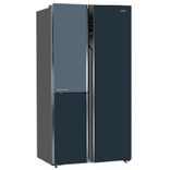 HRT-683GOGU1 Vogue 598L Grey Onlyx Glass 3-Door Convertible Fridge