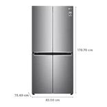 GC-B22FTLVB 594 L French Door Refrigerator