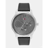 Men Charcoal Grey Textured Analogue Watch TH1791417