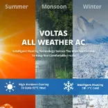 4503822 2 Ton 3 star All Weather Inverter Split AC with Intelligent Heating AC