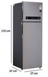 IF INV CNV 305 ELT 292 Ltr Double Door Refrigerator