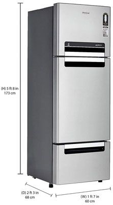 FP 313D Royal Protton 300 Ltr Triple Door Refrigerator