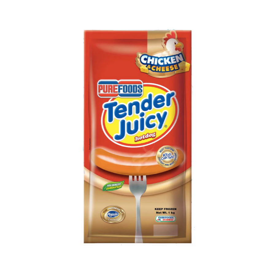 Purefoods Tender Juicy Cheesedog (1kg) - - BuiltaMart