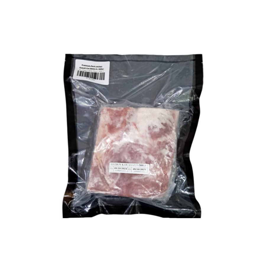 Cut Baked Lechon Kawali Pork Belly Slab (Lechon Kawali