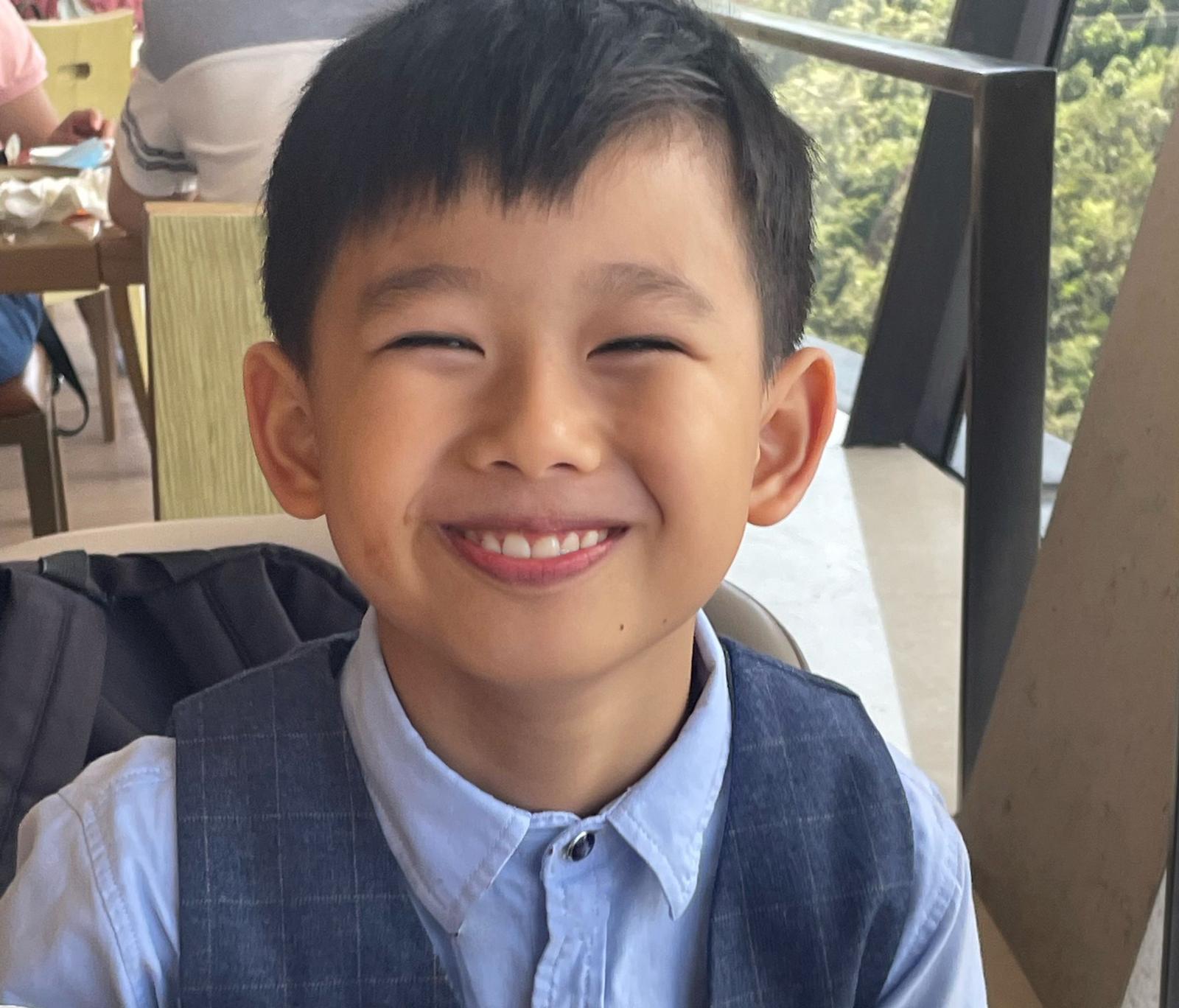 細仔朗楓小天使般的笑容