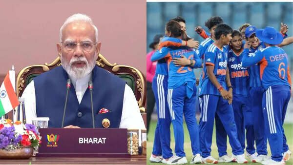 ‘Proud moment’: PM Modi, President hail India; Women’s team snubs Asia Cup trophy