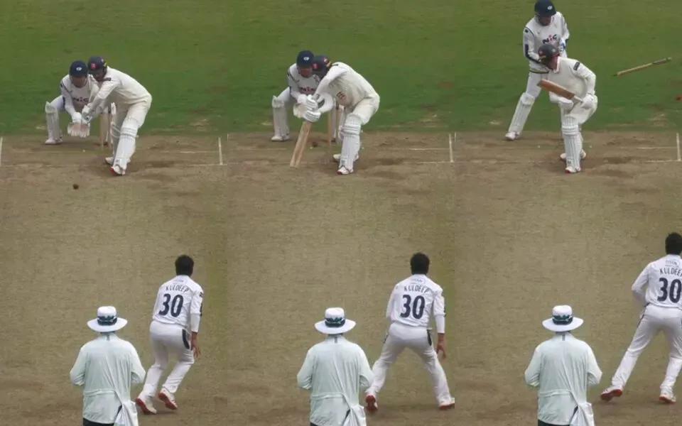 Kuldeep Yadav takes career-best 10 wickets as Yorkshire beat Essex by an innings and 106 runs