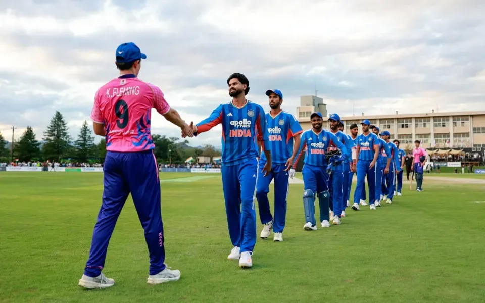India reclaim top spot in ICC men's T20I rankings after nail-biting win over Japan