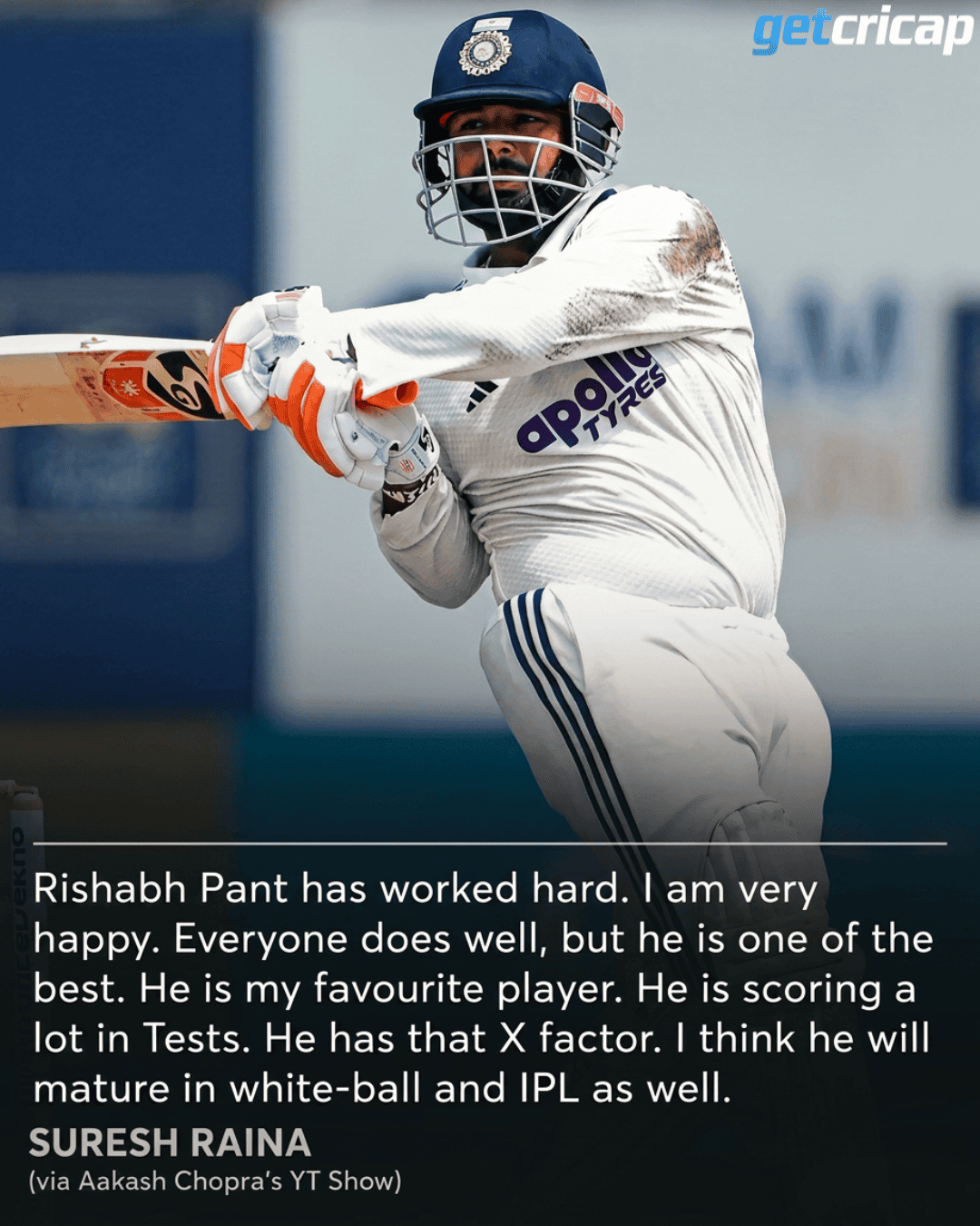 Suresh Raina believes Rishabh Pant can mature further in white-ball cricket!