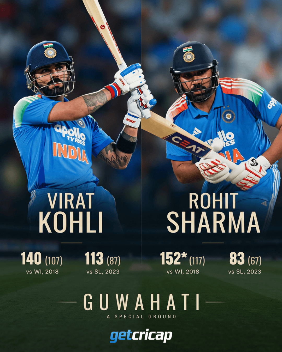๐ฅ GUWAHATI HAS WITNESSED SOME SPECIAL KNOCKS!