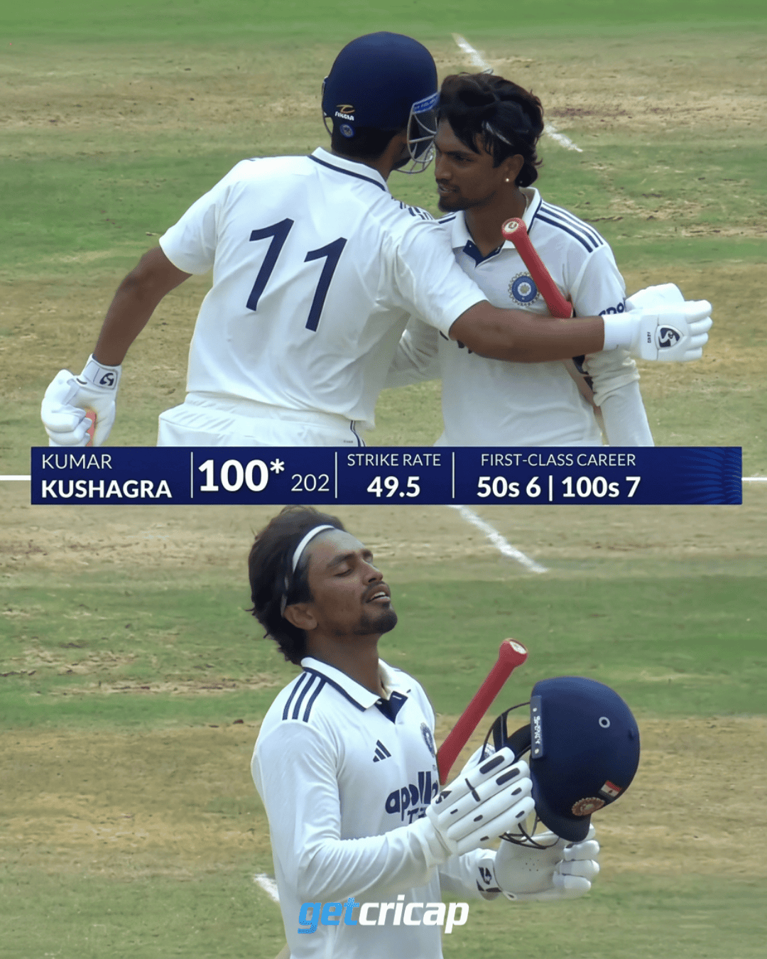 Back-to-back hundreds for Kumar Kushagra in first-class cricket!