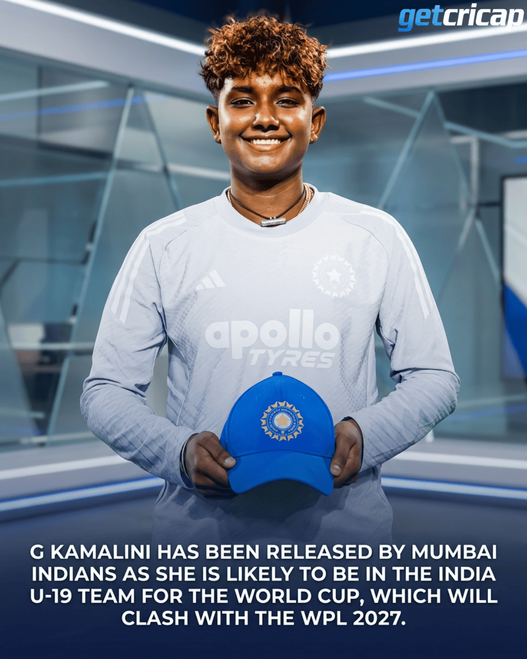 BREAKING ๐จ๐ฎ๐ณ G Kamalini has reportedly been released by Mumbai Indians, with her potential India U-19 World Cup selection creating a clash with WPL 2027.