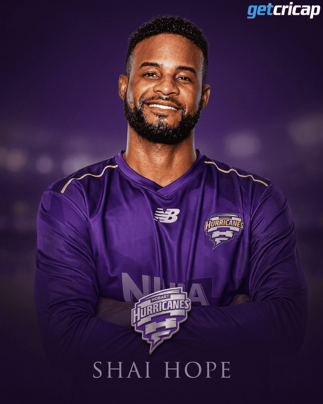 Shai Hope is back with the Hobart Hurricanes!
