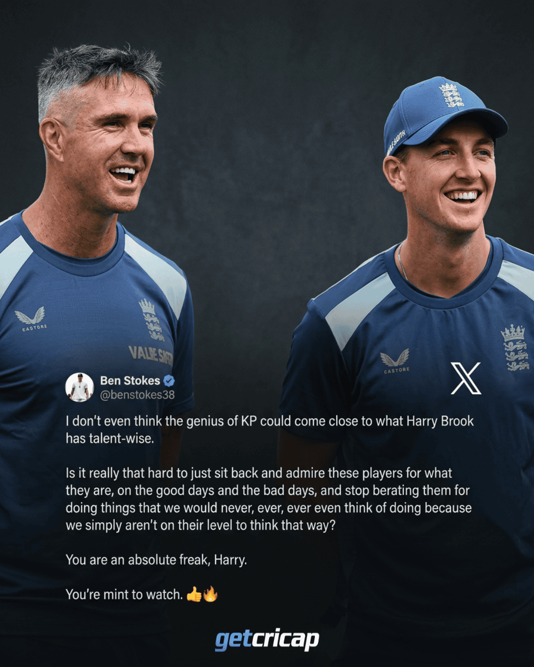 Benjamin Stokes puts Harry Brook’s talent in the same conversation as Kevin Pietersen!