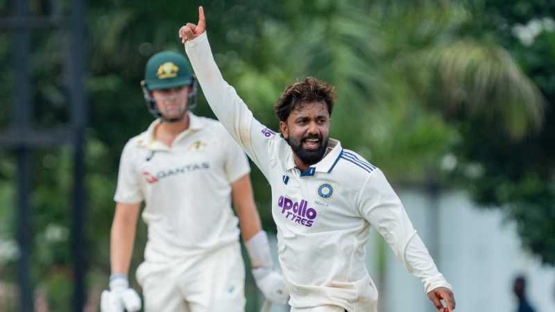 Mulani takes seven in the match as India A go 1-0 up against Australia A