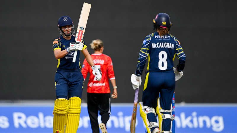 Bouchier's latest hundred takes Hampshire past Blaze