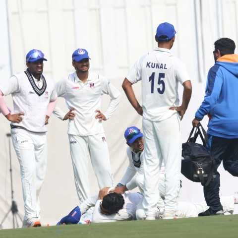 Uttar Pradesh's Prashant Veer suffers shoulder injury