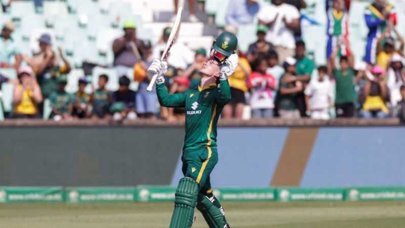 Breetzke's hundred, Jansen's fireworks take South Africa to 297