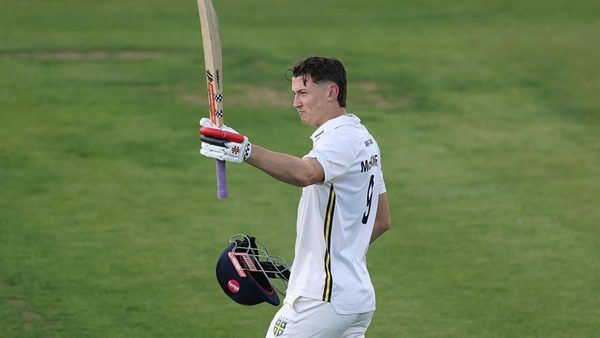 England Test opening contender hits season's third ton to put county within touching distance of promotion