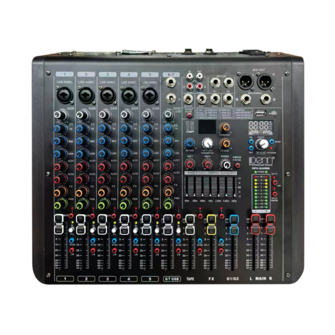 6-Channel Powered Mixer