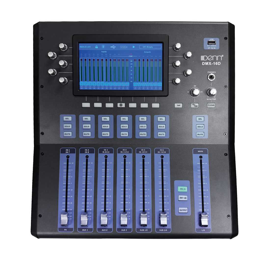 16-channel digital mixer