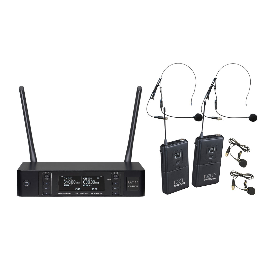 Ultra High Frequency (UHF) Wireless Microphone - Certified by MCMC