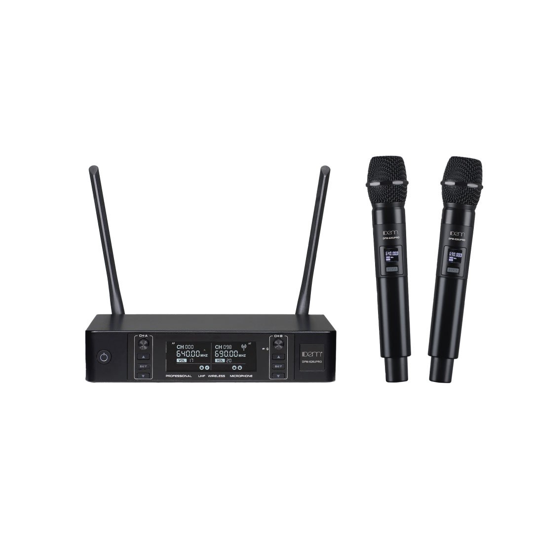 Ultra High Frequency (UHF) Wireless Microphone - Certified by MCMC