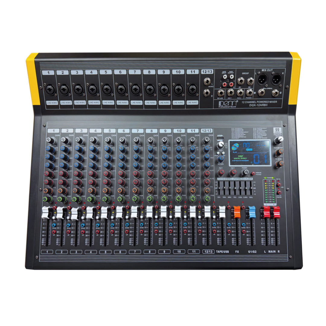 12-Channel Powered Mixer