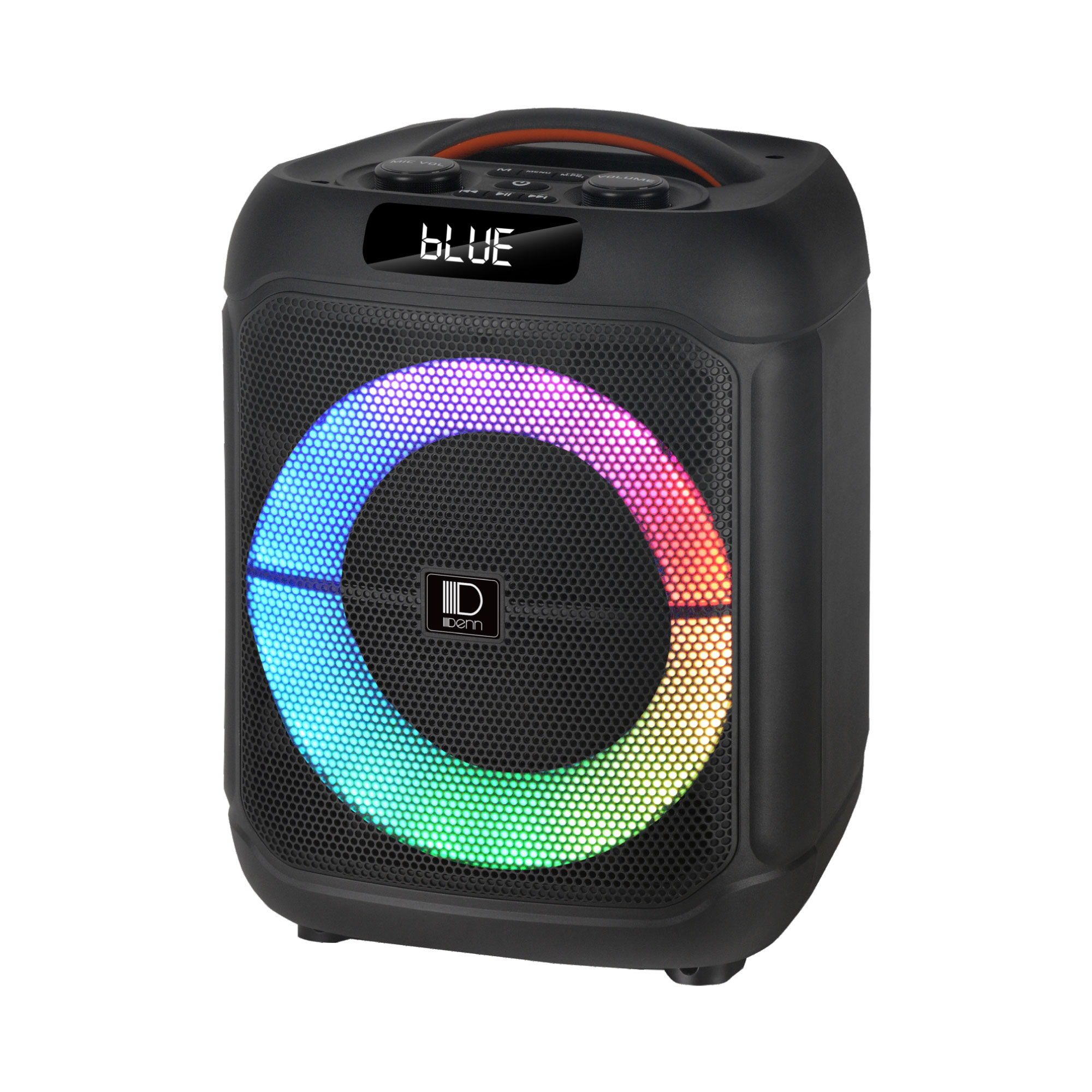 8" AC/DC Partybox Speaker with 1 Handheld Microphone