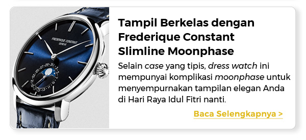 Tampil Berkelas dengan Frederique Constant Slimline Moonphase