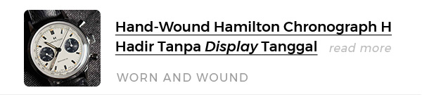 Hand-Wound Hamilton Chronograph H Hadir Tanpa Display Tanggal