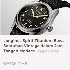 Longines Spirit Titanium Bawa Sentuhan Vintage dalam Jam Tangan Modern